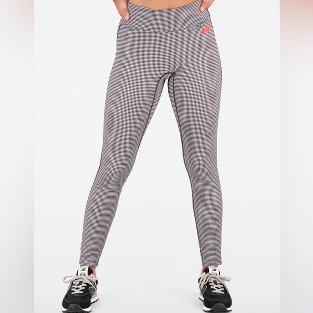 New Balance x Bandier Houndstooth Printed Tight
